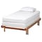 Baxton Studio Bolivia Mid-Century Modern Walnut Brown Wood Expandable Twin to King Bed Frame 245-13449-ZORO - alternate 10